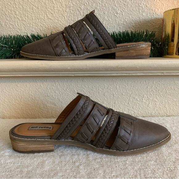 NOT RATED Monty Mule Faux Leather Slip On Pointed Toe Women’s Size 8.5 - Picture 3 of 11